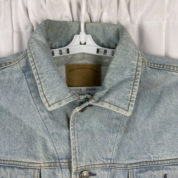 Vintage Gap Denim Jacket Light Wash Size XL Classic Style Womens Outerwear - Picture 7 of 9